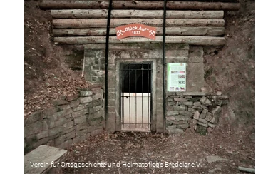 Lydiastollen Bergbauspuren Bredelar